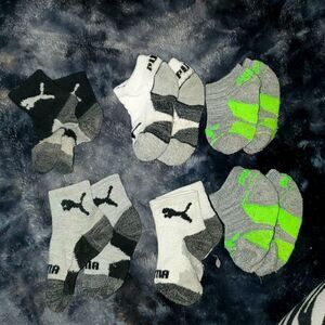6 pairs of Toddler Low Cut Ankle Puma Socks